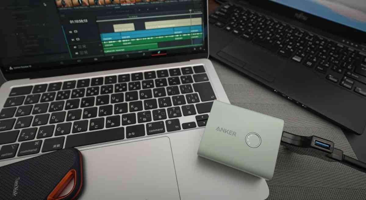 アンカーの5000mAhモバイルバッテリー「Anker 521 Power Bank」とMacbookAir